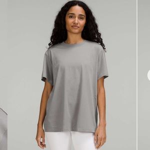Lululemon All Yours Cotton T-Shirt Gull Grey 6